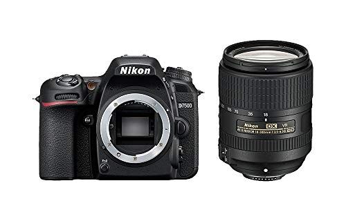 Nikon D7500 + AF-S DX NIKKOR 18-300 VR Juego de cámara SLR 20,9 MP CMOS 5568 x 3712 Pixeles Negro - Cámara digital (20,9 MP, 5568 x 3712 Pixeles, CMOS, 4K Ultra HD, Pantalla táctil, Negro)