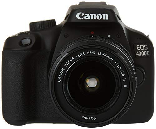 Canon EOS 4000D BK 18 - 55 IS EU26 Cuerpo de la cámara SLR 18 MP 5184 x 3456 Pixeles Negro - Cámara digital (18 MP, 5184 x 3456 Pixeles, Full HD, 436 g, Negro)